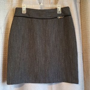 CC Hughes Tweed-like Charcoal Pencil Skirt Sz 16